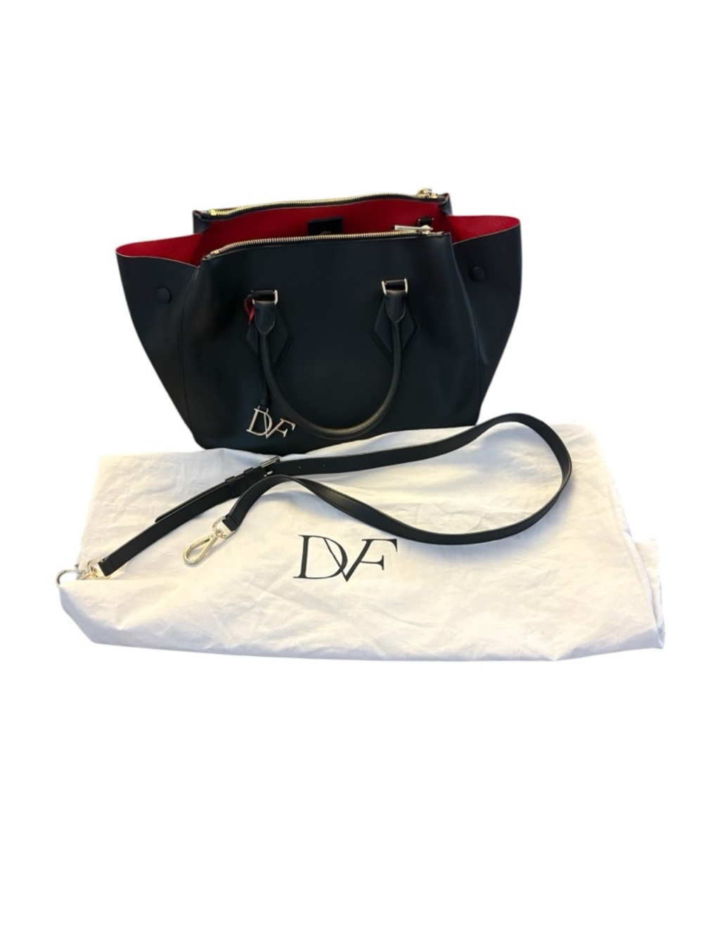 Beautiful black leather purse